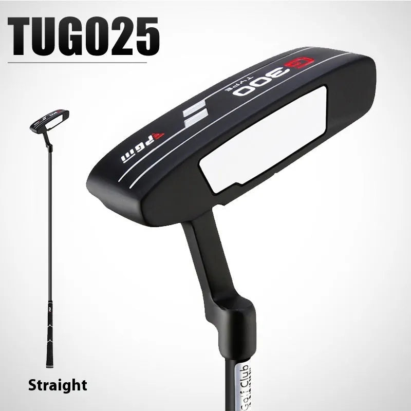 Men's beginner putter TUG025 black blue two-section push rod 939.8mm length on putting green