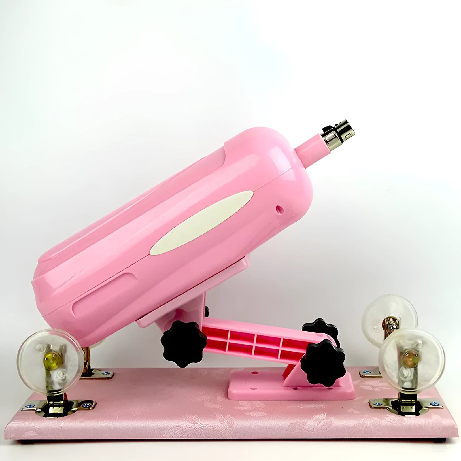 Bobb automatic telescopic thrusting sex toy in purple, black, and pink colour options