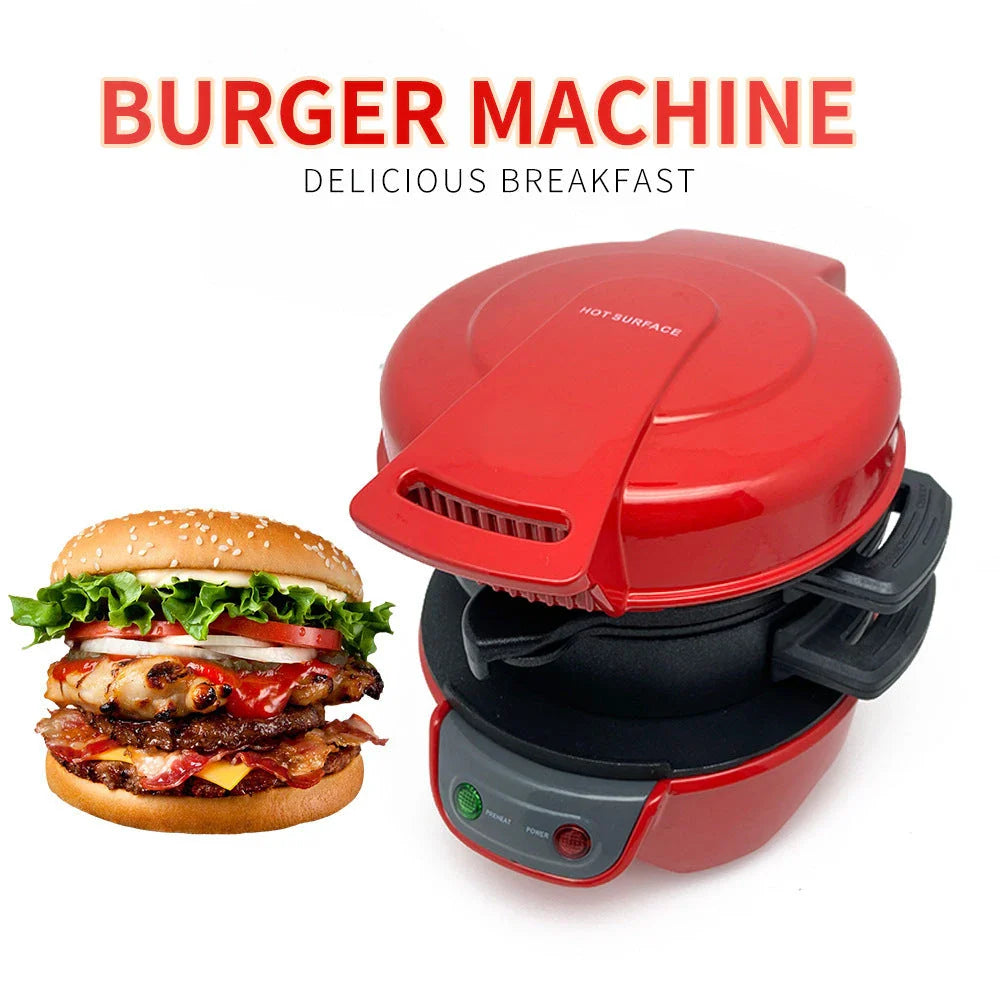 Versatile breakfast sandwich maker with various cooking functions and color options