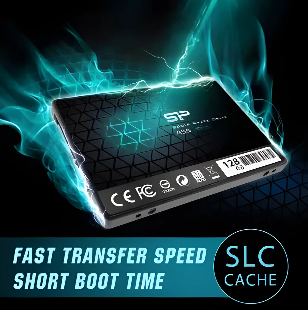 Solid state hard disk for notebook computer, 128GB to 1TB, SLC caching, 500MB/s read speed