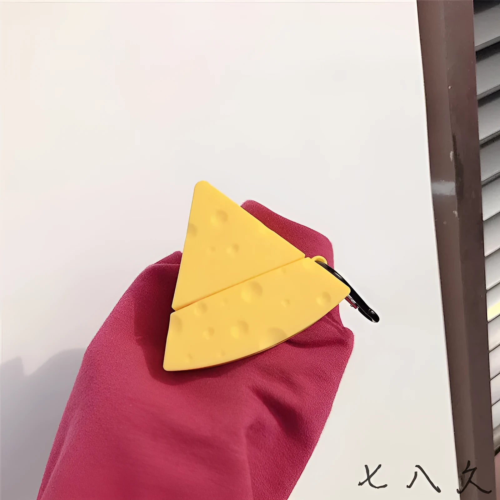 Yellow silicone protective cover for Apple AirPods 1, 2 and AirPods Pro 3 generation wireless earbud cases