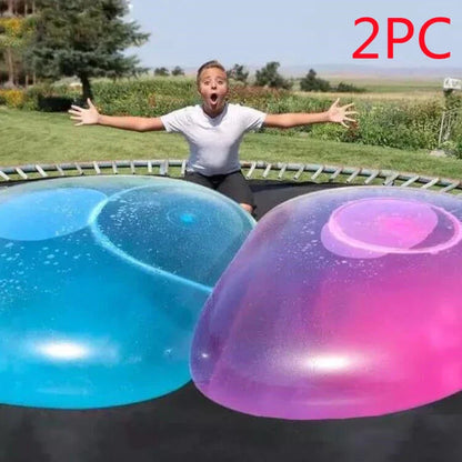 Jumbo inflatable bouncy balls in various vibrant colors for indoor and outdoor fun