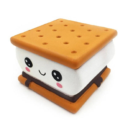 Chocolate Sandwich Biscuit Toy - A delightful fusion of chocolate, biscuit, and plush cuddle-worthy design