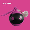 Cat toy pet elastic self-hi relief toy in green and rose red with plastic construction