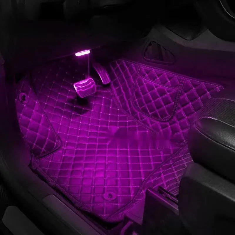 Touch-sensitive car interior LED reading lamp with four colour modes