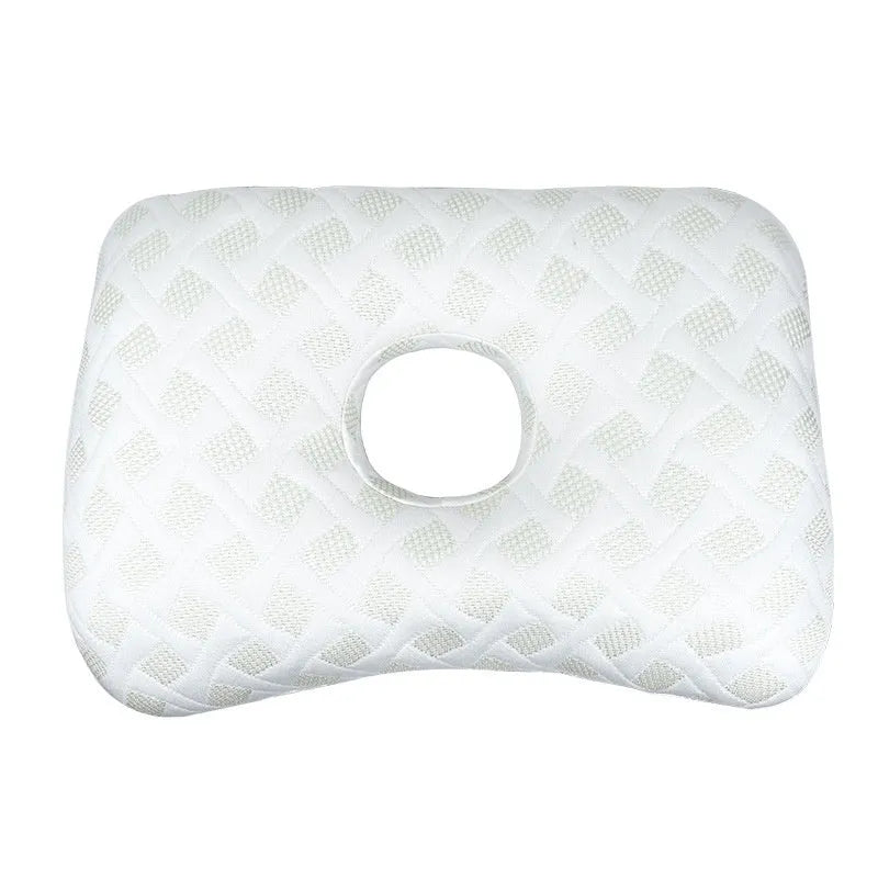 Beauty salon single hole ear pillow in New Chinese style with a detachable cover.