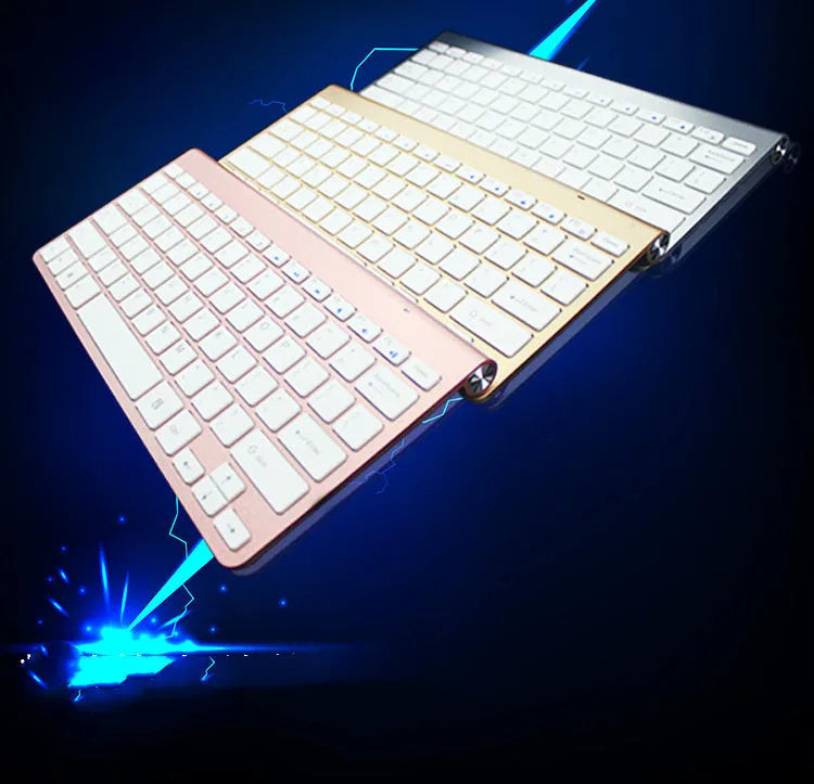 2.4G wireless keyboard and mouse combo set in silver with scissor-key switches and USB receiver