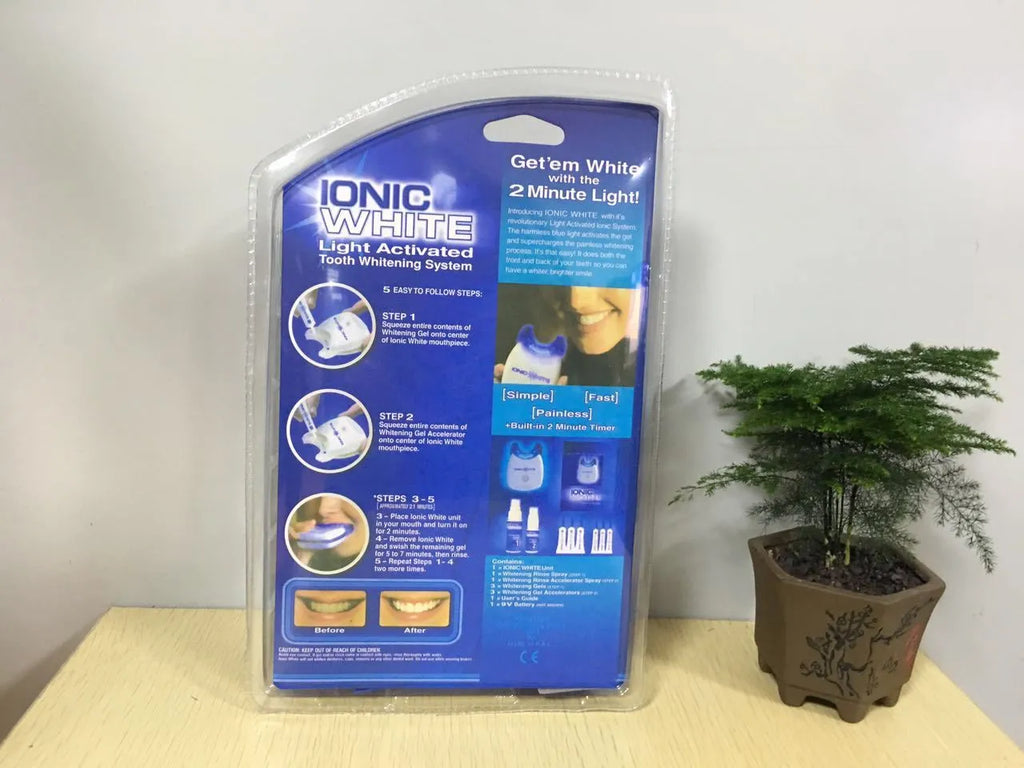 Cold light teeth whitening instrument with ABS and medical poly build for stain removal and discolouration