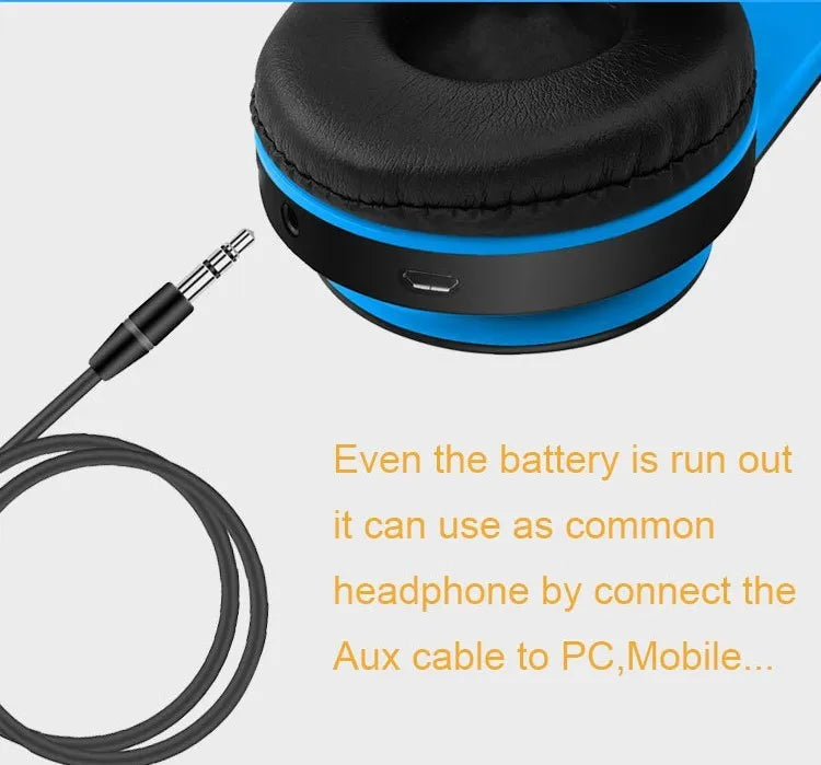 B3 wireless Bluetooth headset with 400mAh battery and 10-metre range, black colour, on a white background