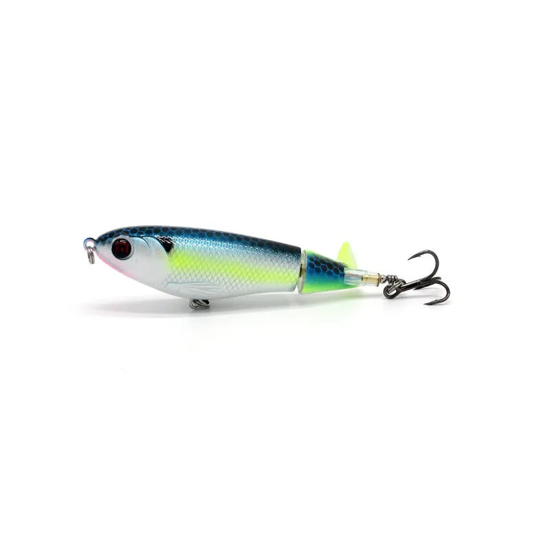 7.5cm soft plastic fishing lure in various colours for road fishing.