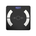 Smart Bluetooth rechargeable body fat scale in white black or pink colours