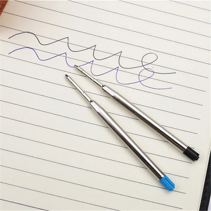 Baozhu full metal pocket pen with black 0.7mm refill and two spare refills