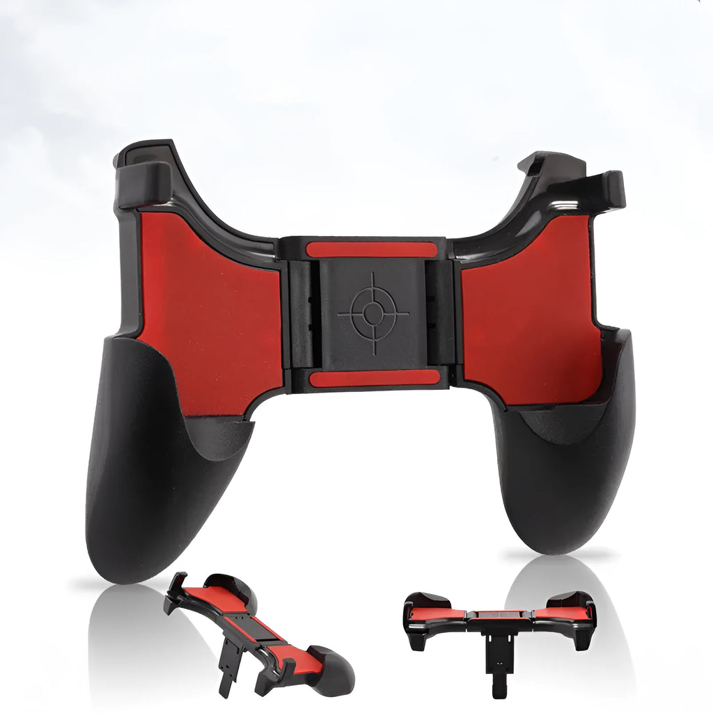 ABS PC game folding handle without interface, S-01 Black, 7.5x4x4cm, folded for storage