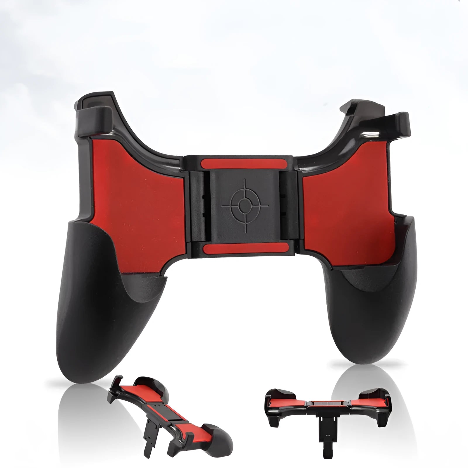 ABS PC game folding handle without interface, S-01 Black, 7.5x4x4cm, folded for storage