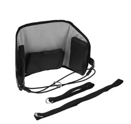 Neck traction hammock with adjustable ribbon, Oxford cloth back, velvet surface, door-mounted for neck pain relief