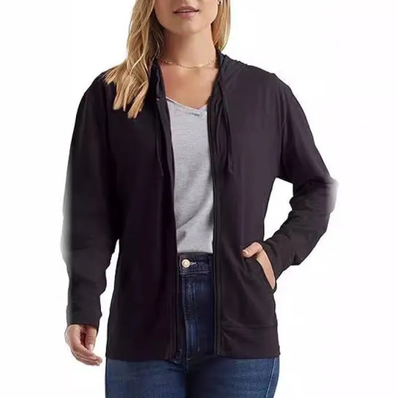 Loose fit solid colour pullover hoodie in black, white, grey, dark blue, sky blue or dark pink.