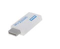 Wii to HDMI converter adapter with 3.5mm audio output jack for 720p 1080p upscaling