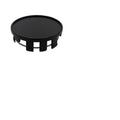 54mm black and silver plastic wheel caps for Japanese vehicle hub centre replacement