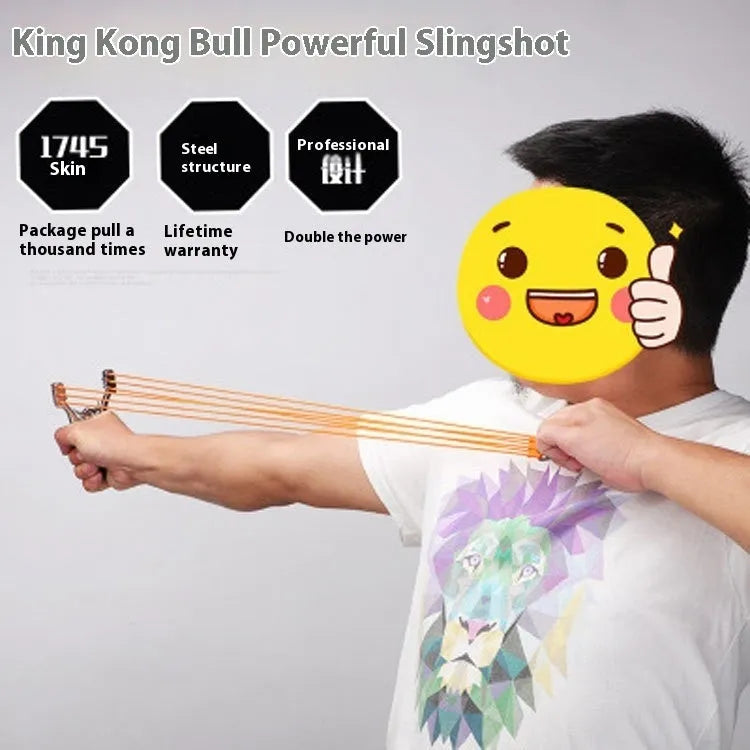 Traditional zinc alloy dawei power ball bow slingshot for outdoor target shooting