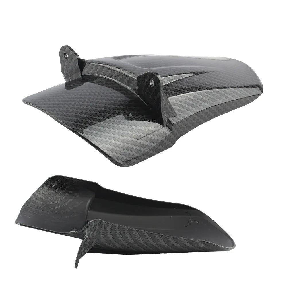 Carbon fibre motorcycle rear shock absorber fender for light bee scramblers