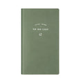 Simple style A6 portable todo list notebook with PU cover in macaron yellow, green, pink, or blue.