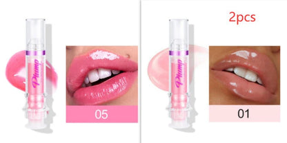 Kissably Soft Liquid Lipstick in various shimmery colors, creating a vibrant and hydrating lip look