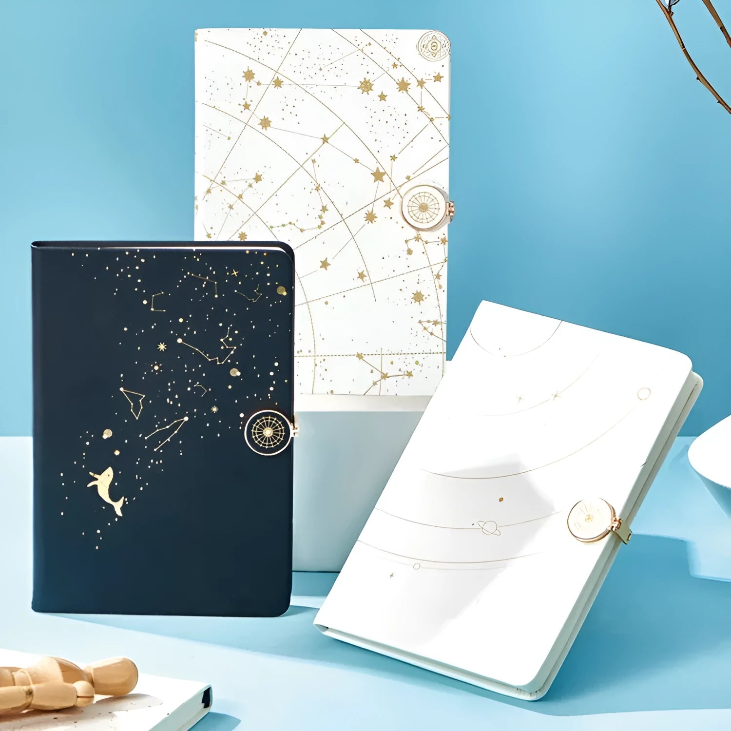 A5 password book diary with fingerprint lock, imitation leather hard cover, open to show 100 pages