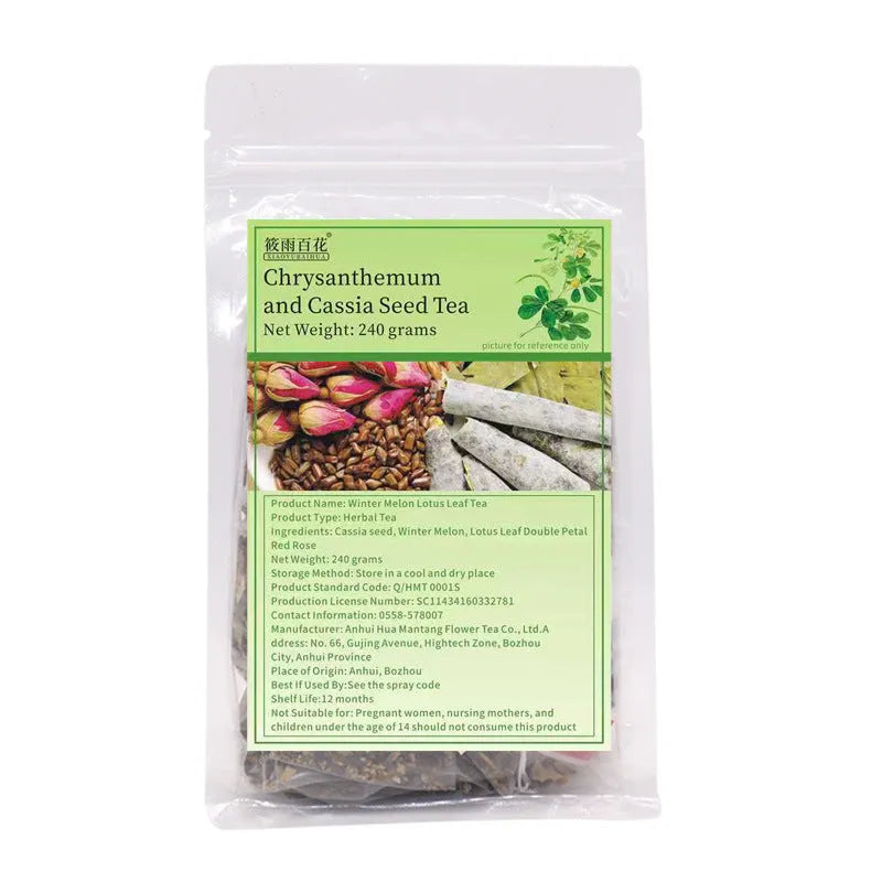 Winter melon and lotus leaf tea 240g English packaging sugar-free cold soak gift box
