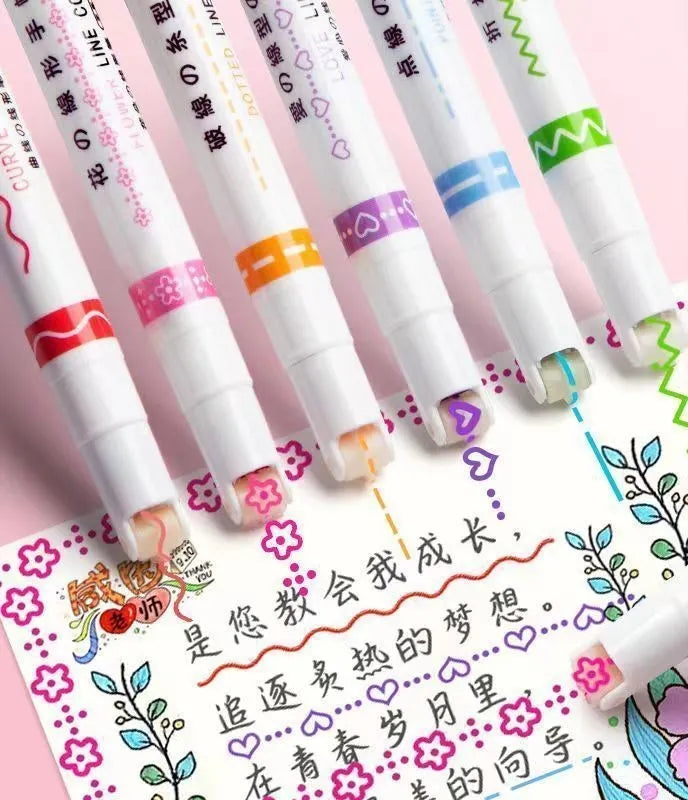 Creative Curve student drawing pen set with plastic case organisation for ledger line artwork