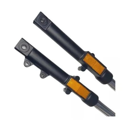 Motorcycle front shock absorber pair for Vento Tornado and Storm 250, 50 cm length, 13 cm width, 5 cm depth, default colour