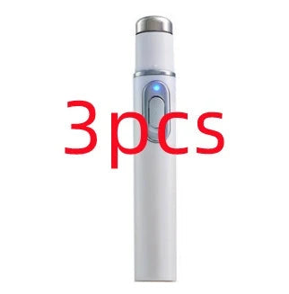 Blue Light Therapy Pen for Treating Acne, Scars, and Wrinkles - Portable Skincare Device with 415nm Blue Light, Heat, and Bio-Electric Current