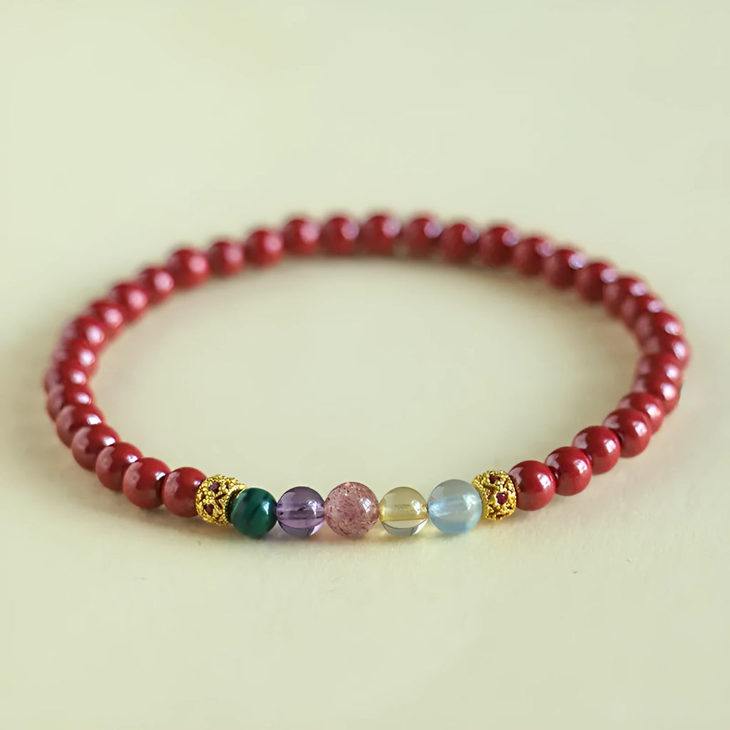 Handcrafted purple gold sand crystal couple bracelet with adjustable string in 4mm or 6mm bead sizes