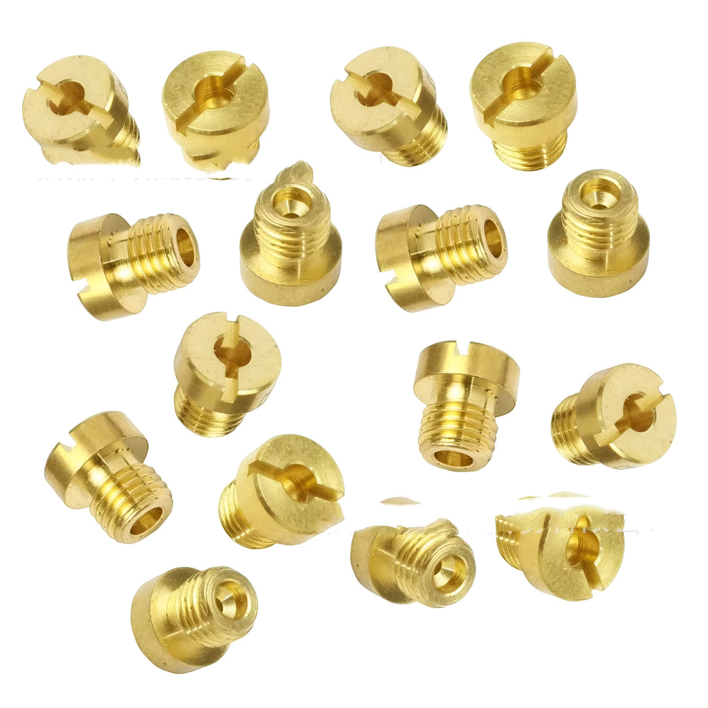 Brass M6 carburettor main jet nozzle for Derotto scooter PHBN and PHVA models