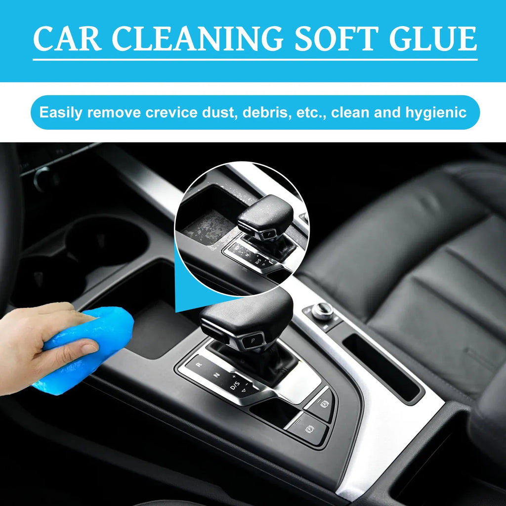 Car cleaning soft gel adhesive stick for removing dust from interior vents and gaps
