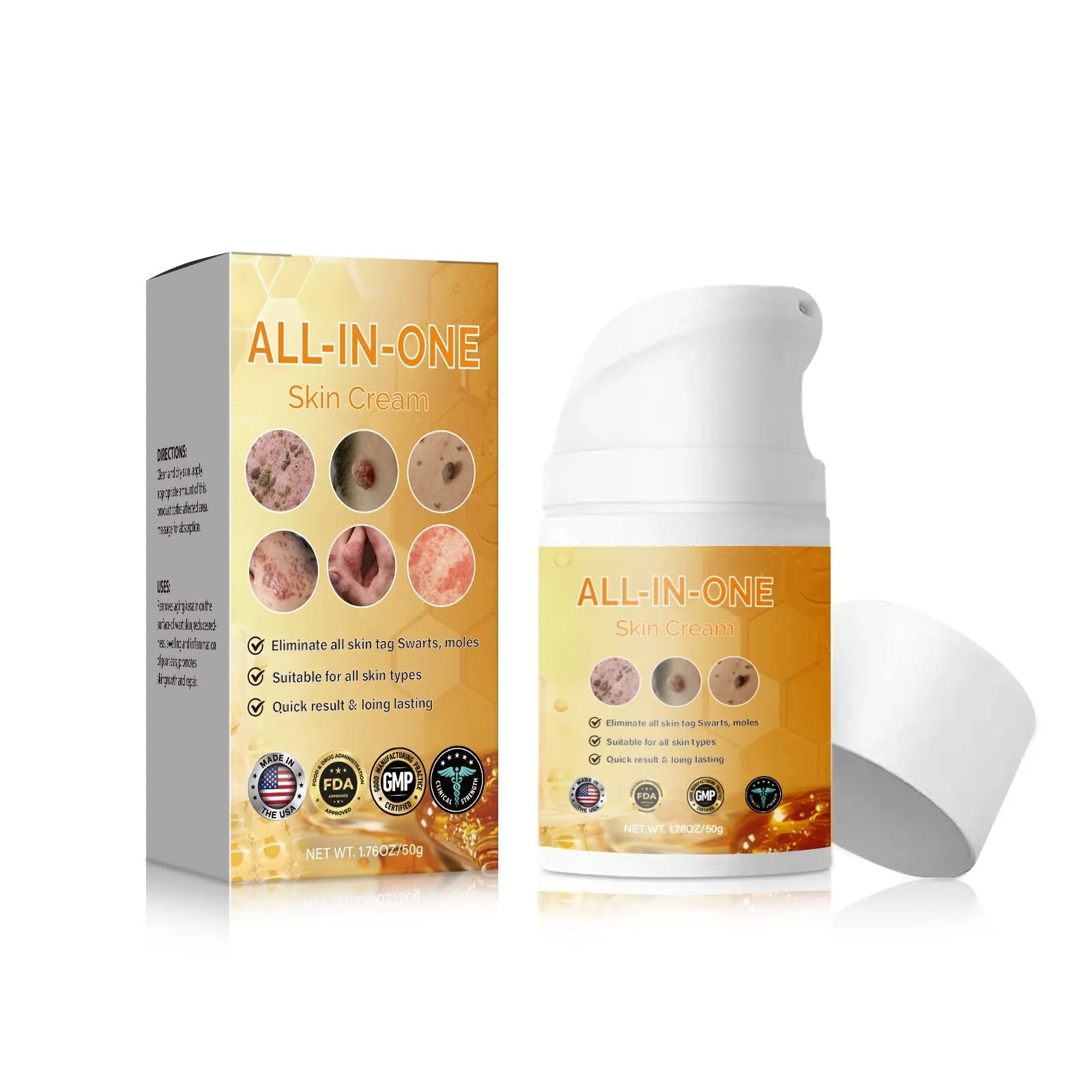 50ml neck cream bottle for home skin treatment of neck area
