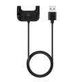 Black plastic charging cable for Youth Edition running smart watch, single replacement charger