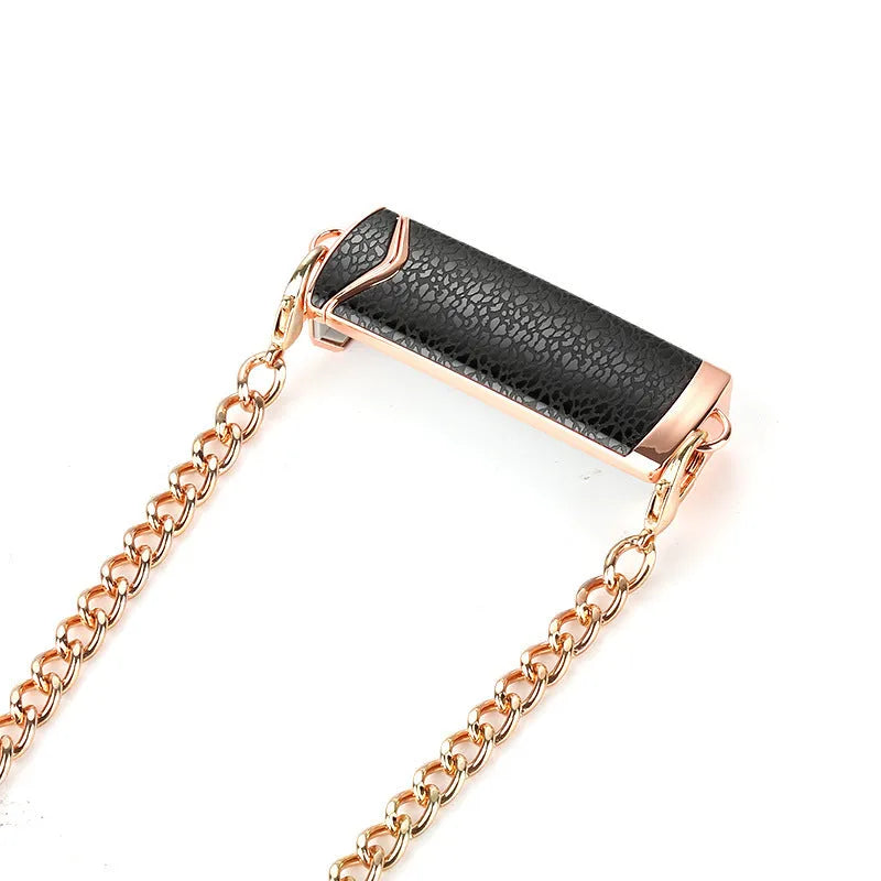 Metal mobile phone pendant rear panel lanyard with back splint, 82.3 x 25.6 x 20mm, in four colours