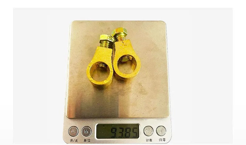 Pure copper car battery terminal connector clamp for automotive electrical systems
