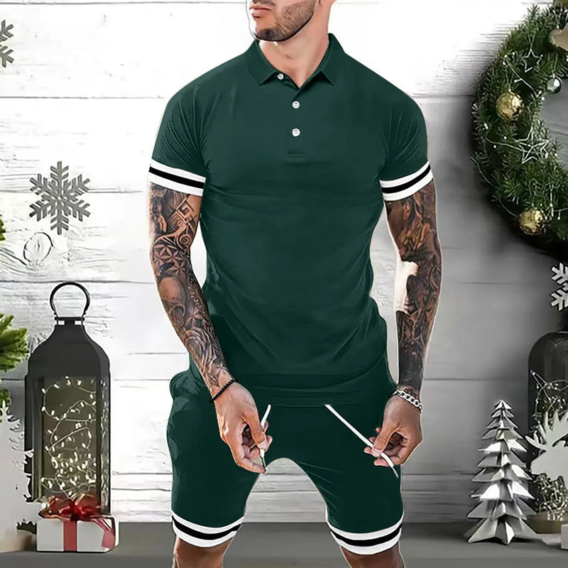 Comfy Casual Men's 2-Piece Polo Outfit - Perfect for Any Occasion