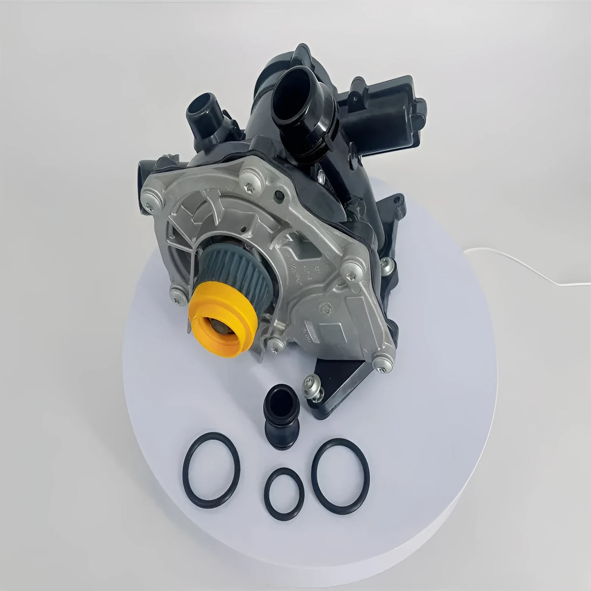 Black water pump assembly for Volkswagen and Audi engines with OEM numbers 06L121111H 06K121600 06K121011 06L121012