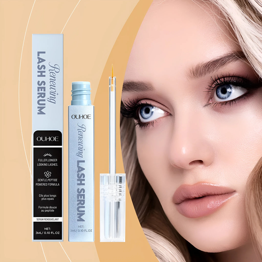 3ml bottle of Nourish Liquid for eyelash growth and conditioning serum.
