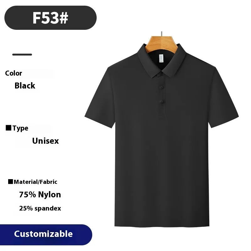 Seamless brocade polo shirt in apple green for summer running and golf
