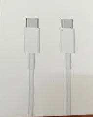 White British 20W PD fast charger adapter with UK plug and USB-C to USB-C cable