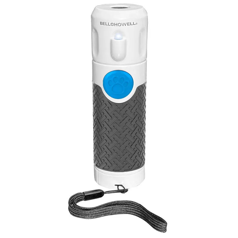 White ABS plastic ultrasonic dog trainer handheld device for barking correction