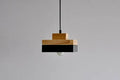 Wooden round and square LED chandeliers in matte black and white finishes with adjustable suspension