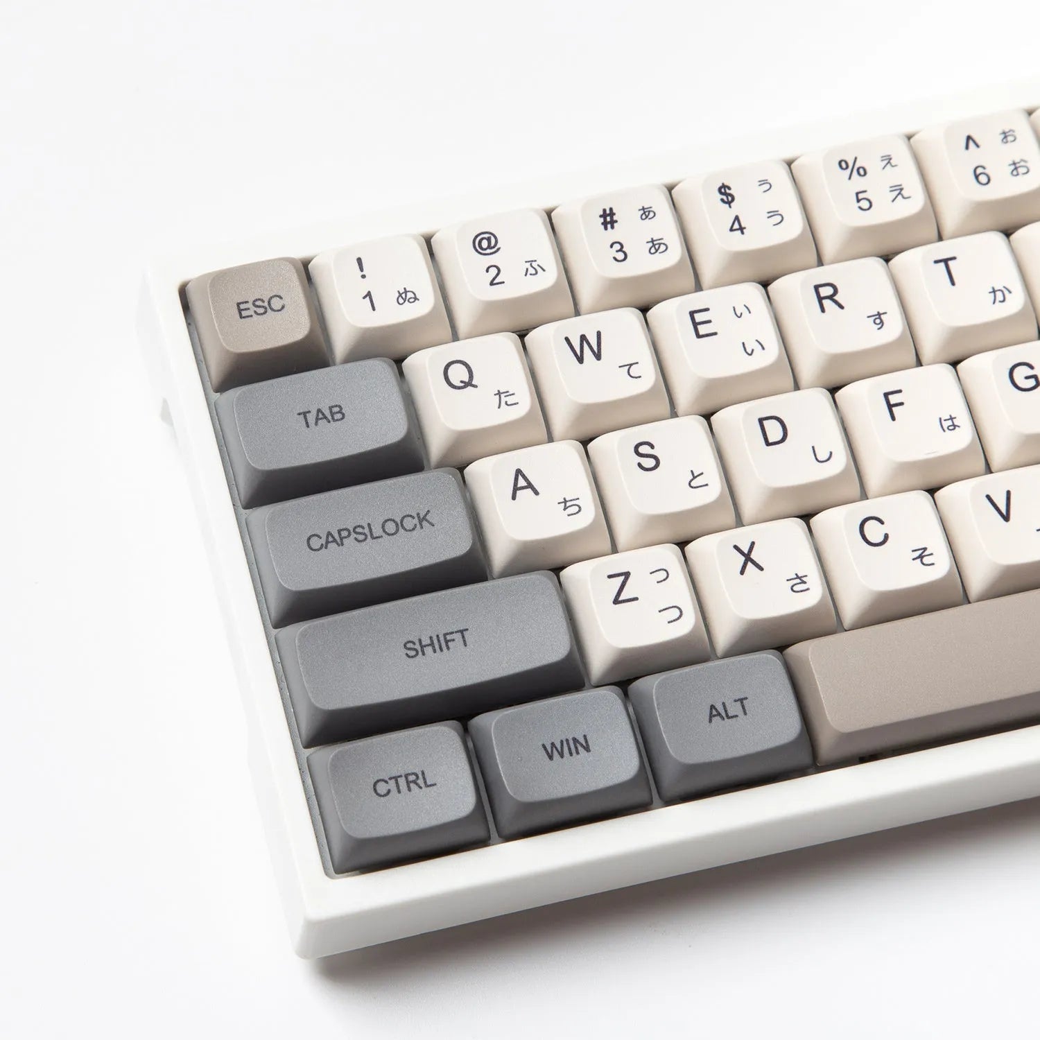 Set of 139 PBT plastic XDA profile keycaps for mechanical keyboards with opaque finish.