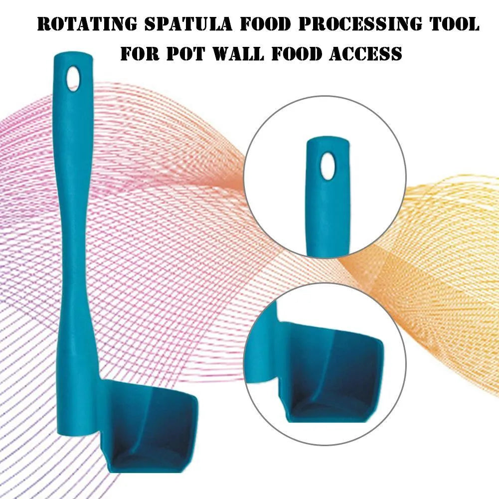 Rotary scraper for Thermomix TM6 TM5 TM31 made from food-grade PP, 22.5 cm long, blue colour