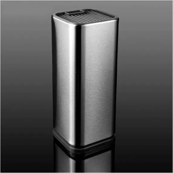 Stainless steel kitchen knife storage holder with PP rack and optional accessories