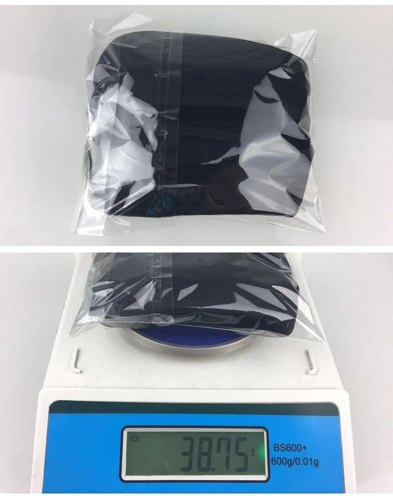 One-size-fits-all sports knee pads in black, blue, gray, and rose red for basketball and biking