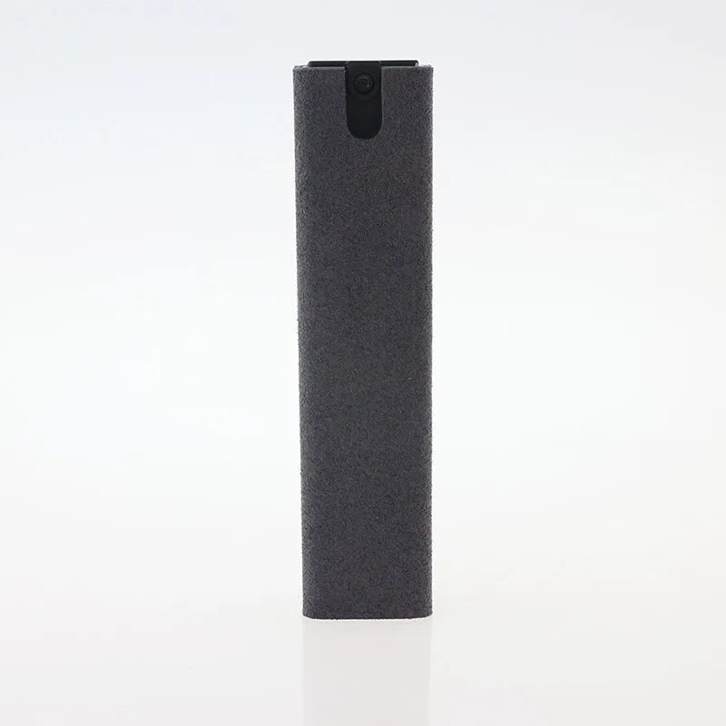 2 in 1 screen cleaner kit with microfiber cloth in pink and gray for phone and computer screens